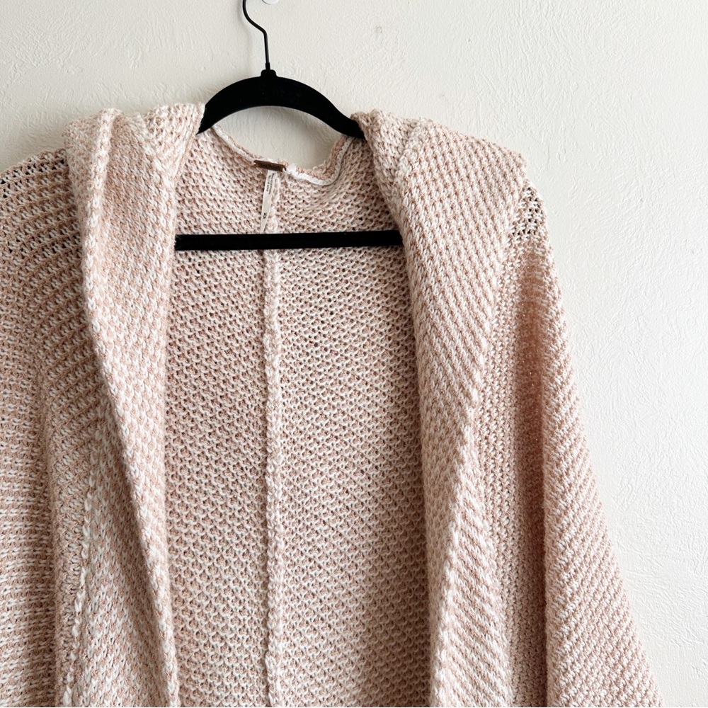 Free People Coco Cocoon Knit Cardigan in Ivory size M - Picture 3 of 10